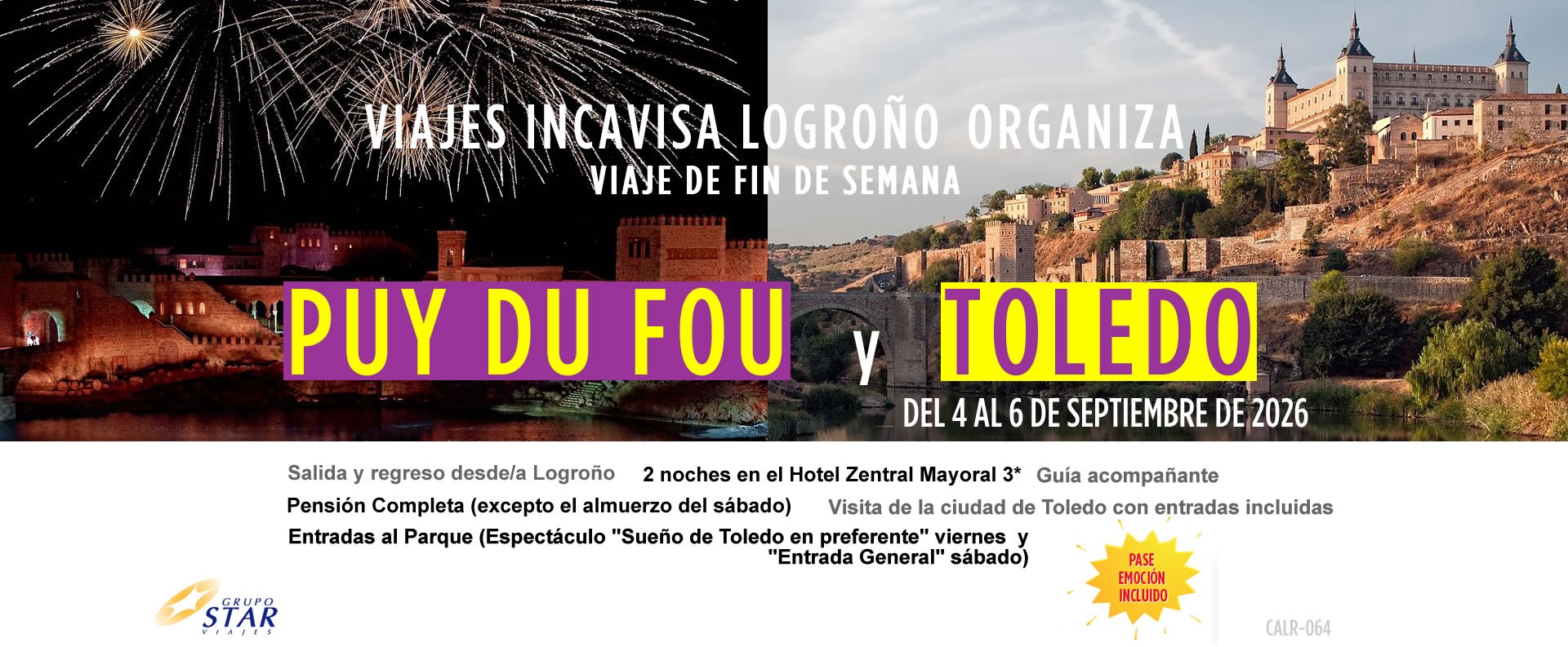 puy du fou y toledo septiembre2026